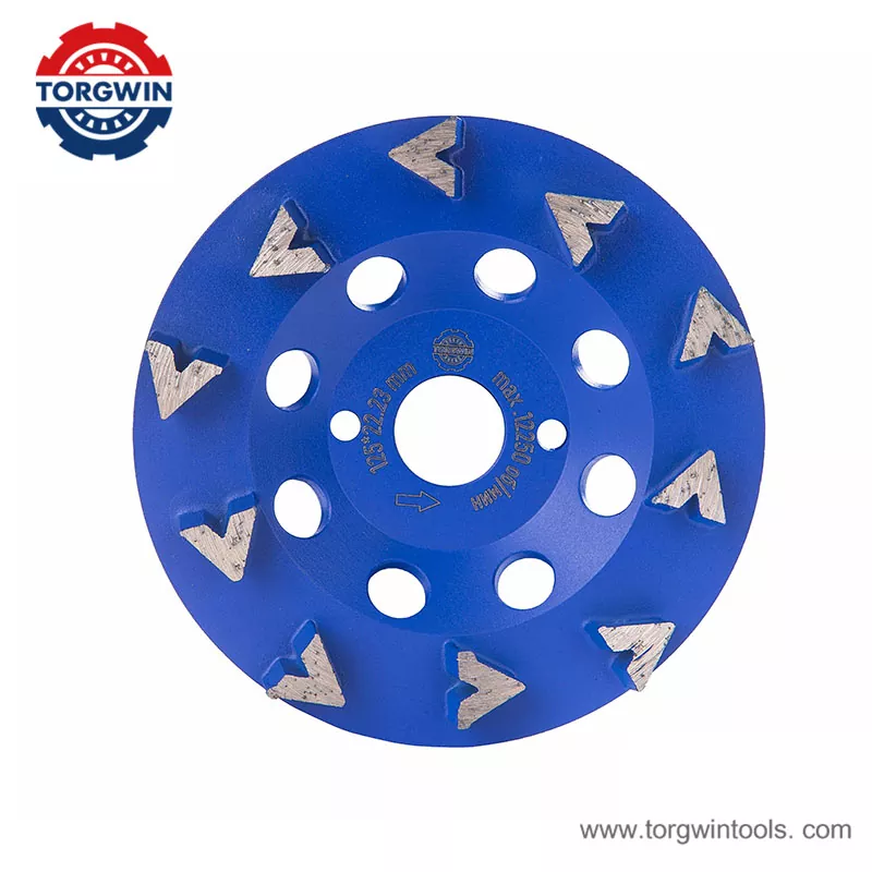 High-Frequency Welding Diamond Grinding Wheel na may Arrow Shape Teeth 125mm