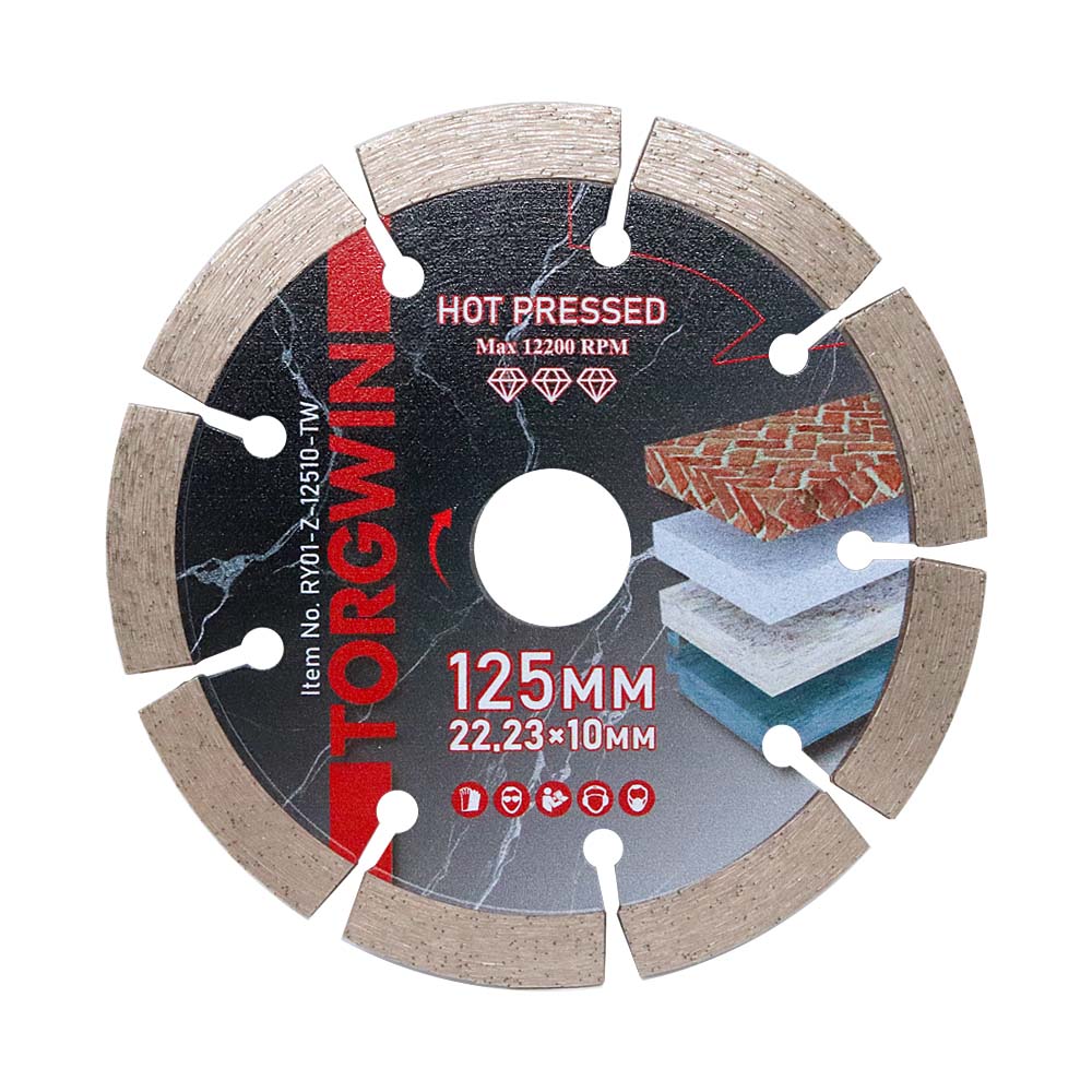 Mainit na pinindot na segment na brilyante saw talim para sa pagputol ng kongkreto