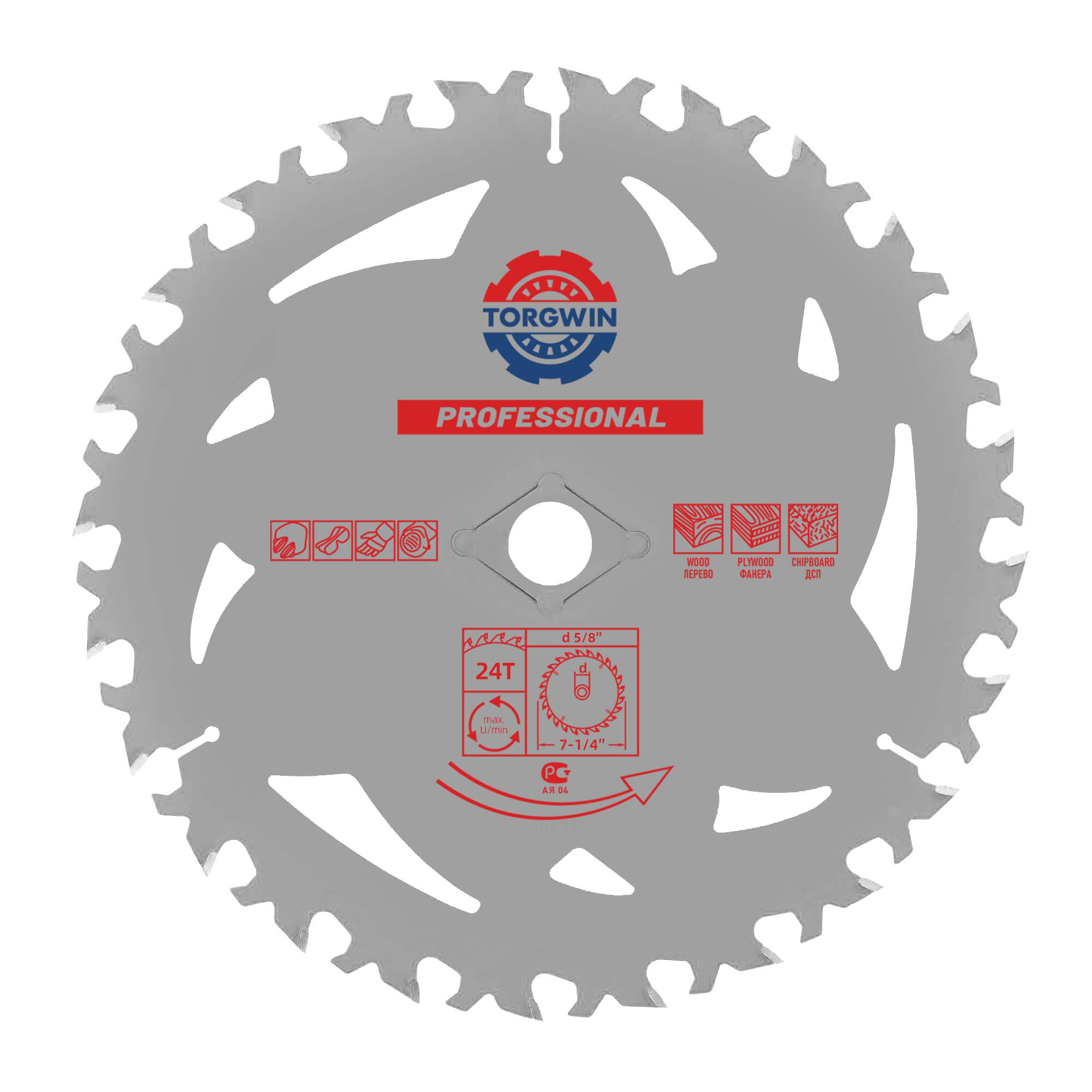 TG 7-1/4 in. 24T Circular Saw Blade