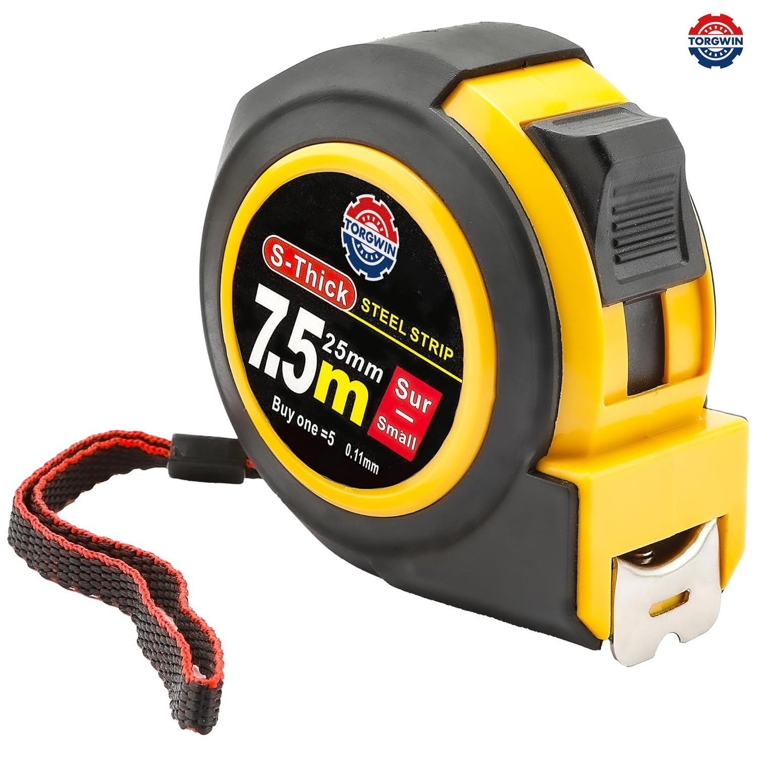 Torgwin Steel Measuring Tape, Tape Measure 25 ft, Pagsukat ng Tape Retractable